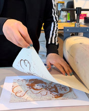 Load image into Gallery viewer, Limited Edition Lino Press Print - "Coffee Time"