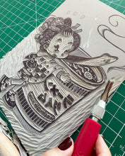 Load image into Gallery viewer, Limited Edition Lino Press Print - "Ramen Time"