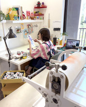 Load image into Gallery viewer, Limited Edition Lino Press Print - "Donut Time"