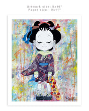Load image into Gallery viewer, Hitoiki - 9x11" Print