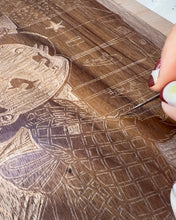 Load image into Gallery viewer, Limited Edition Lino Press Print - "Sneaker Lover"