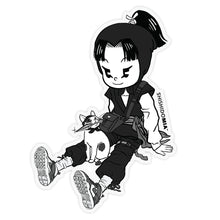 Load image into Gallery viewer, Suzu & Shinobu Sticker - Transparent