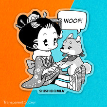 Load image into Gallery viewer, Team Dog Sticker - Transparent