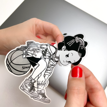 Load image into Gallery viewer, Large Transparent Sticker Set (3 Stickers)