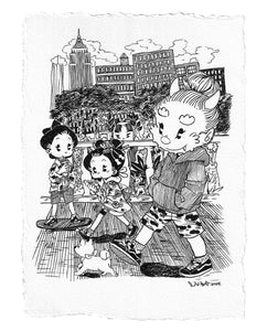 Bites & Walks - Original Doodle