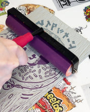 Load image into Gallery viewer, Limited Edition Lino Press Print - "Donut Time"

