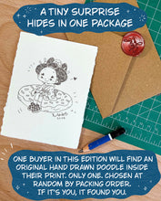 Load image into Gallery viewer, Limited Edition Lino Press Print - "Donut Time"
