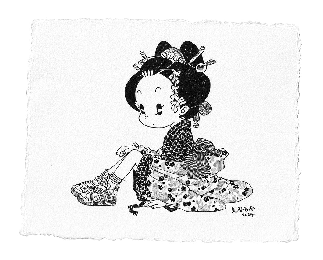 Lost in Thoughts - Original Doodle