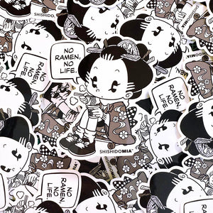 No Ramen, No Life. Sticker - Transparent