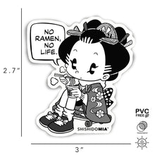 Load image into Gallery viewer, No Ramen, No Life. Sticker - Transparent

