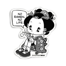 Load image into Gallery viewer, No Ramen, No Life. Sticker - Transparent
