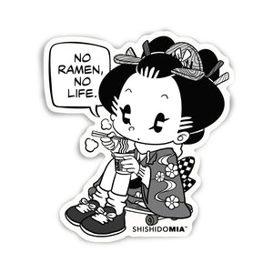 No Ramen, No Life. Sticker - Transparent