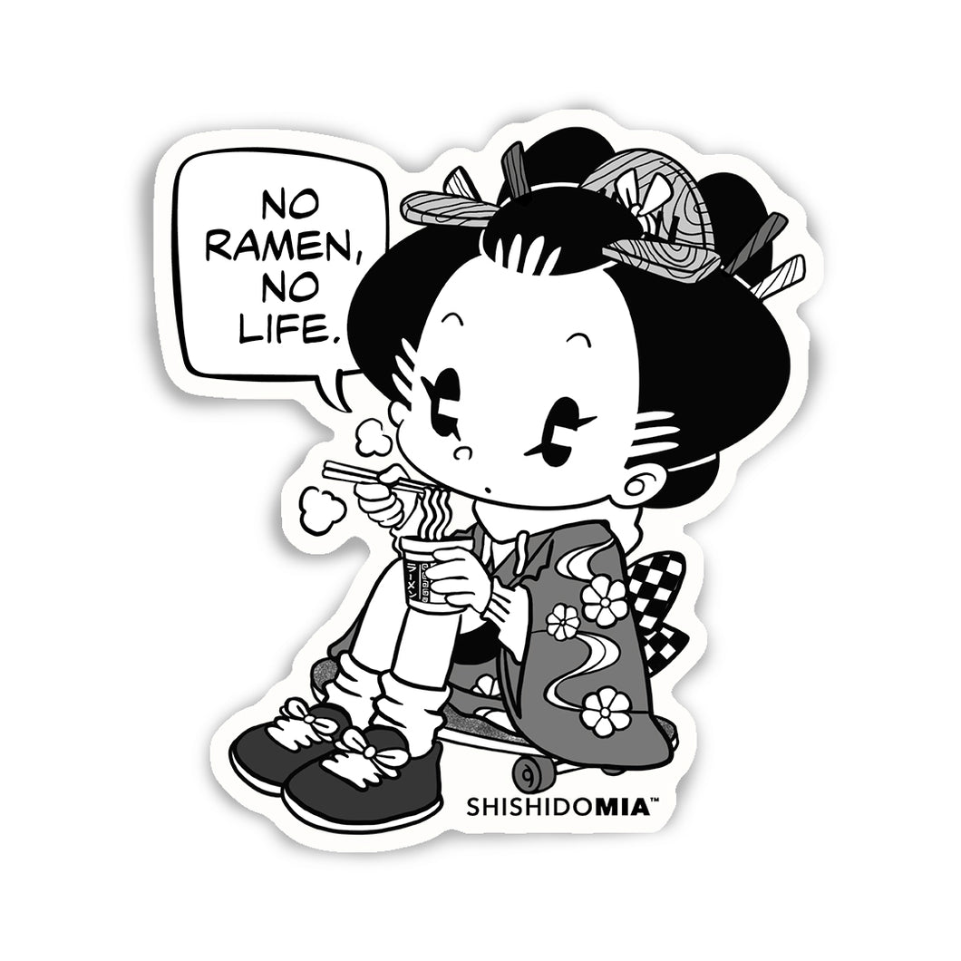 No Ramen, No Life. Sticker - Transparent