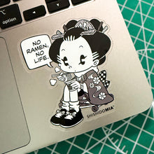 Load image into Gallery viewer, No Ramen, No Life. Sticker - Transparent
