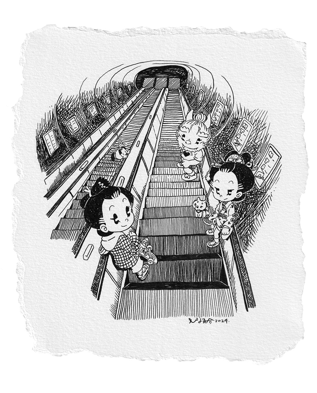 Underground Vibes - Original Doodle