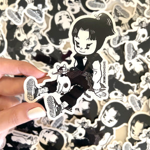 Suzu & Shinobu Sticker - Transparent