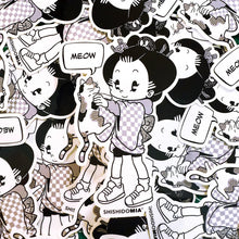 Load image into Gallery viewer, Team Cat Sticker - Transparent
