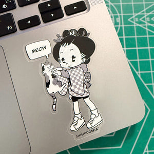Team Cat Sticker - Transparent