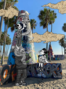 At Venice Beach - Print