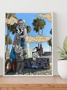 At Venice Beach - Print