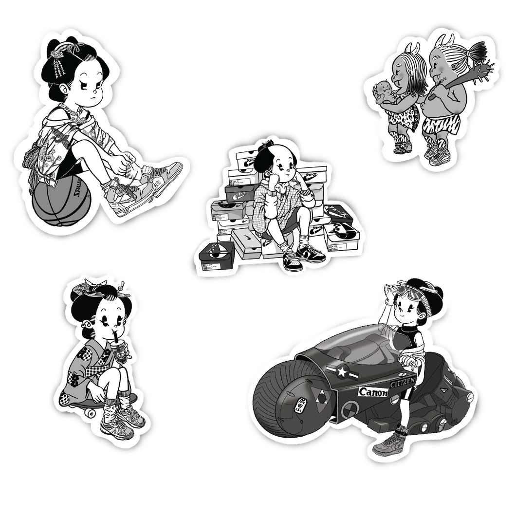 Small Sticker Set (5 Stickers)